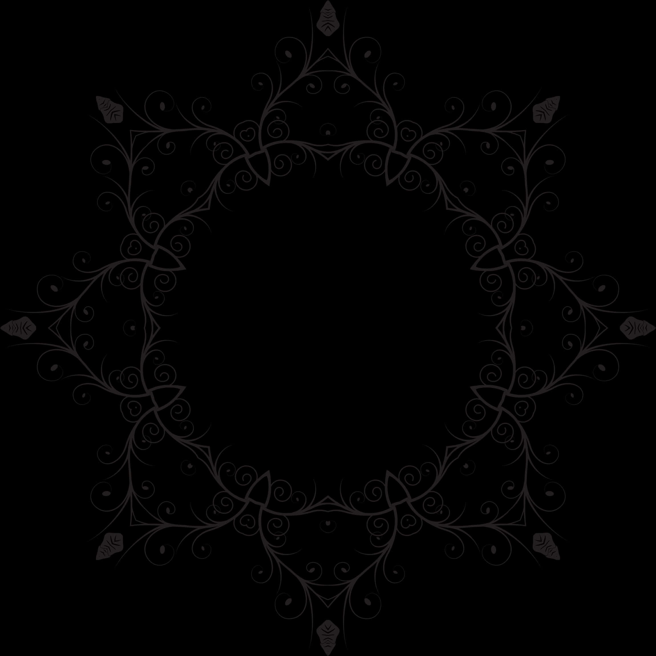 Glass Png - Round Flourish Png, Transparent Png