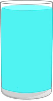 A Blue Rectangular Object With Black Border