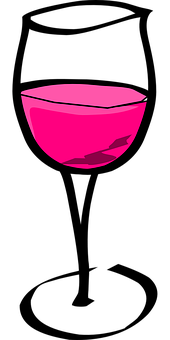 A Pink Bowl With Black Background