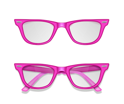 A Pair Of Pink Sunglasses