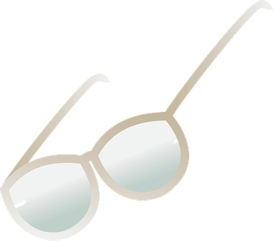 A White Sunglasses With A Black Background
