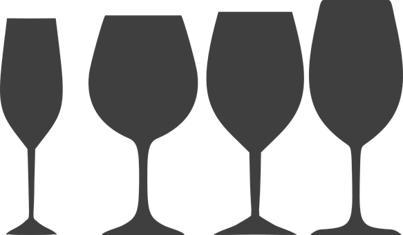 A Group Of Wine Glasses