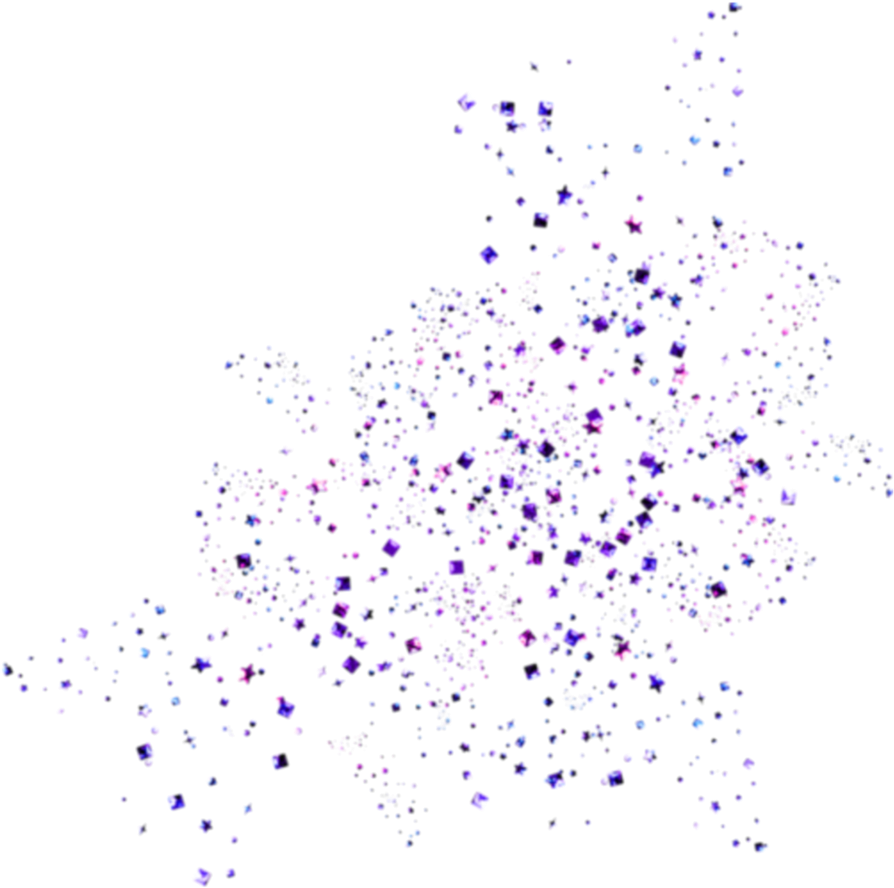 Purple Confetti In The Air