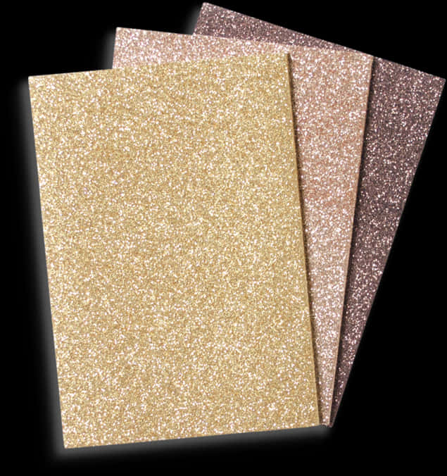 A Group Of Glittery Papers