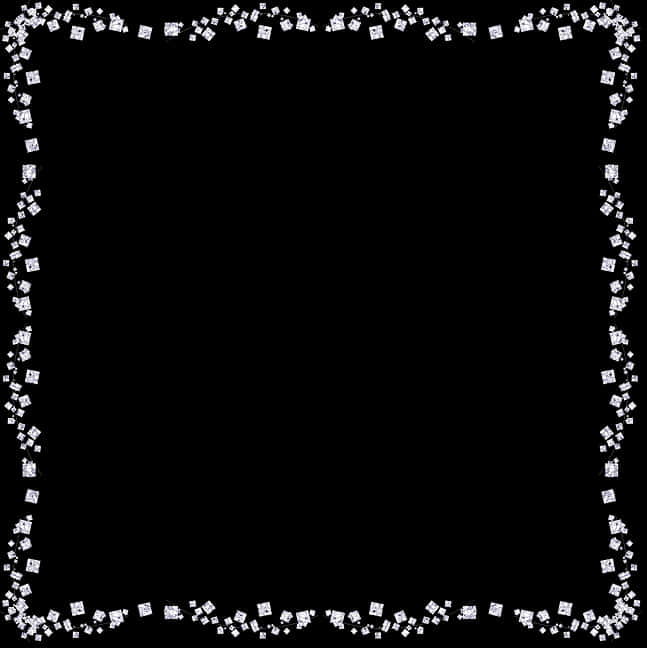 A Black Background With White Squares