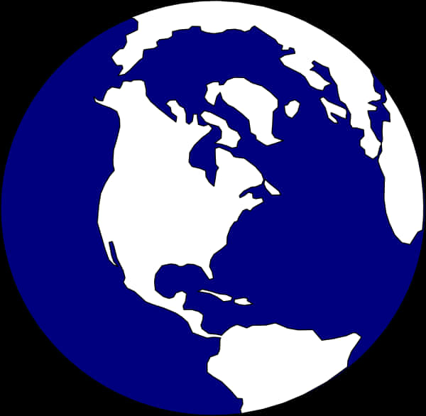 A Blue And White Globe