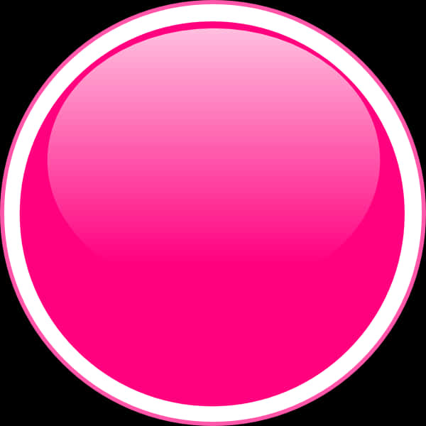 A Pink Circle With White Border
