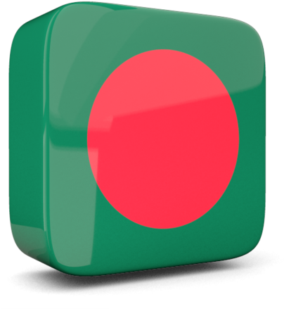 A Green Square With A Red Circle