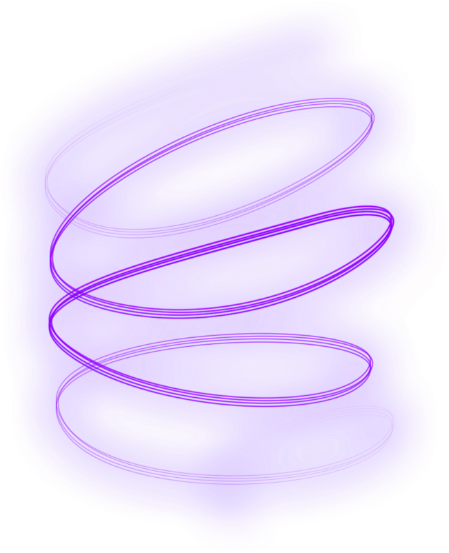 A Purple Spiral With Light Lines
