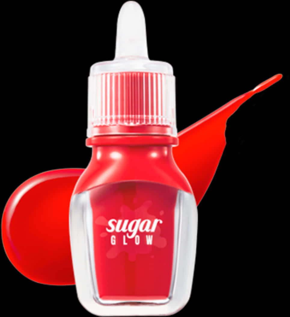 A Bottle Of Red Nail Polish