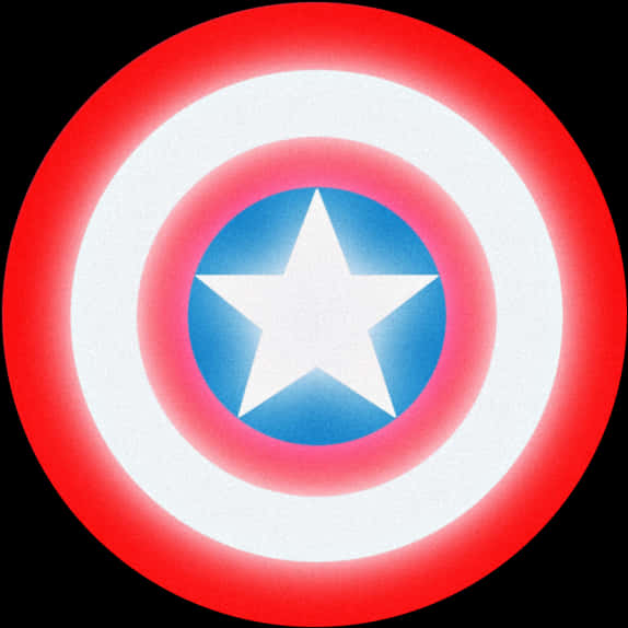 Glowing Captain America Shield
