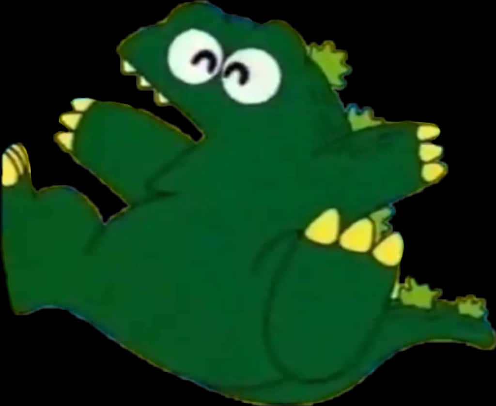Cute Green Godzilla
