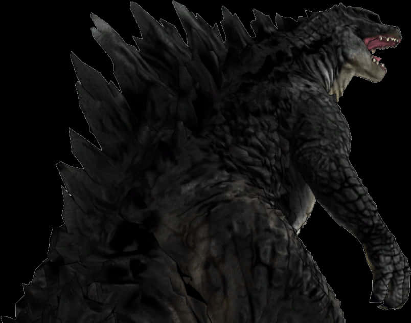 Close-up Godzilla