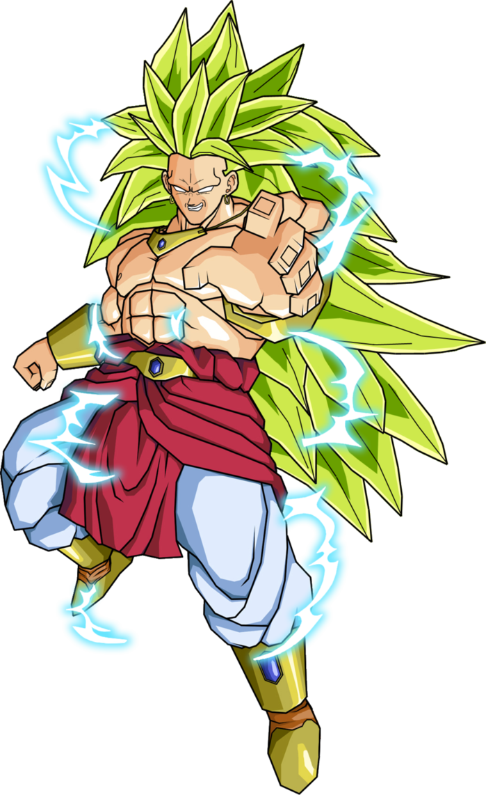A Cartoon Of A Man With Green Hair And Lightning