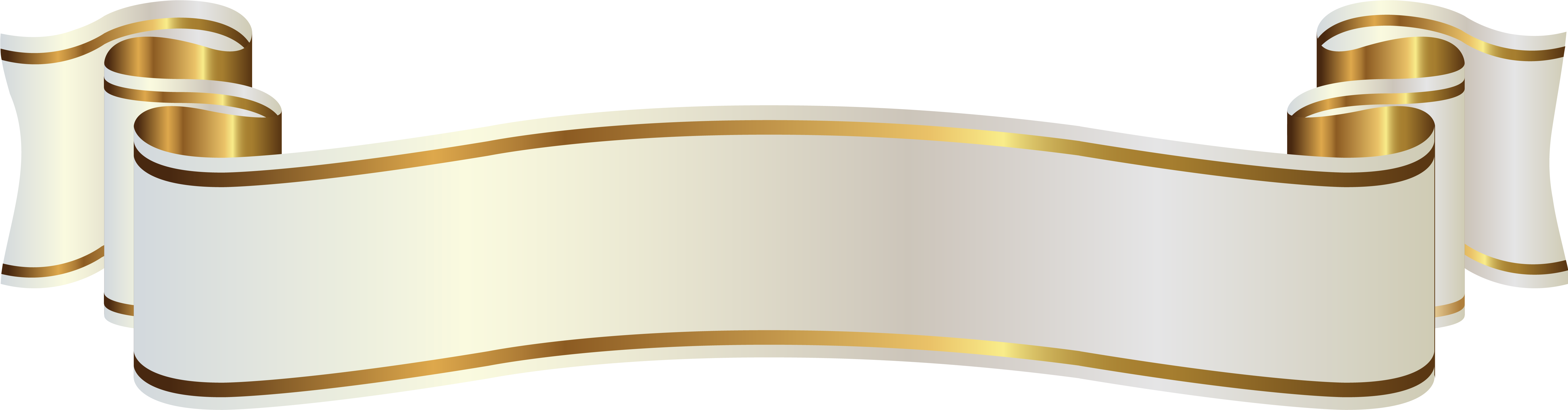 Gold Banner Png 6157 X 1610