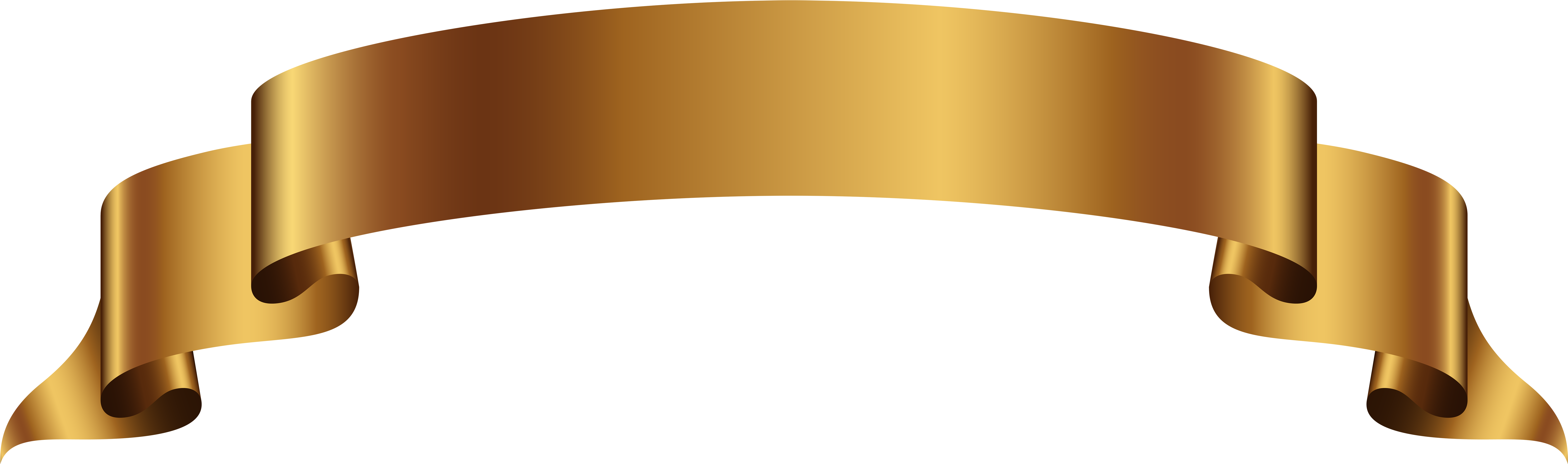 Gold Banner Png 7859 X 2327