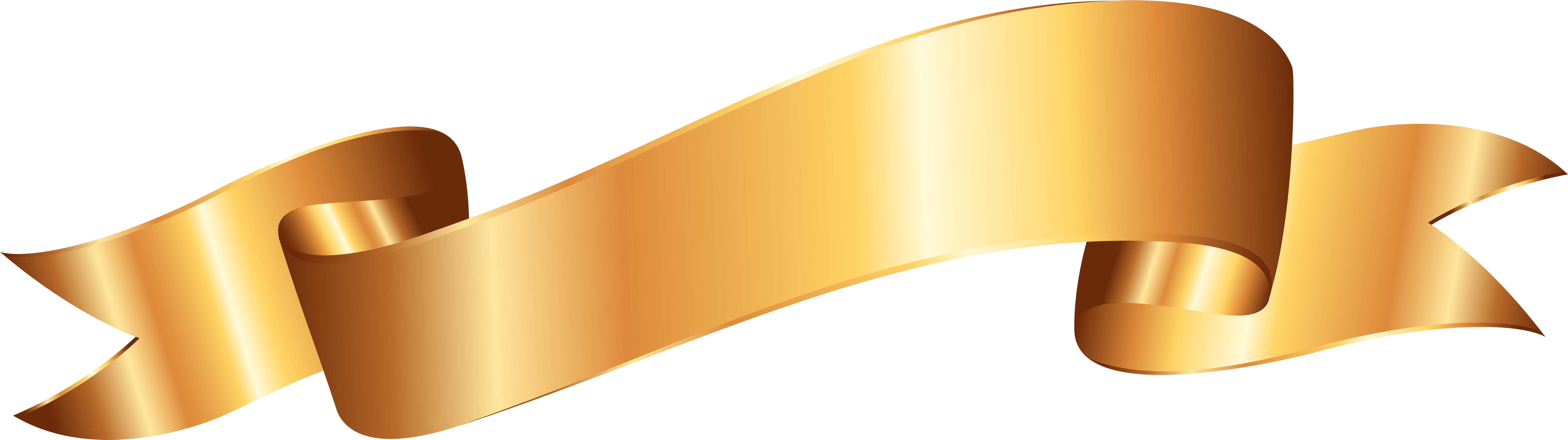 Gold Banner Png 7916 X 2219