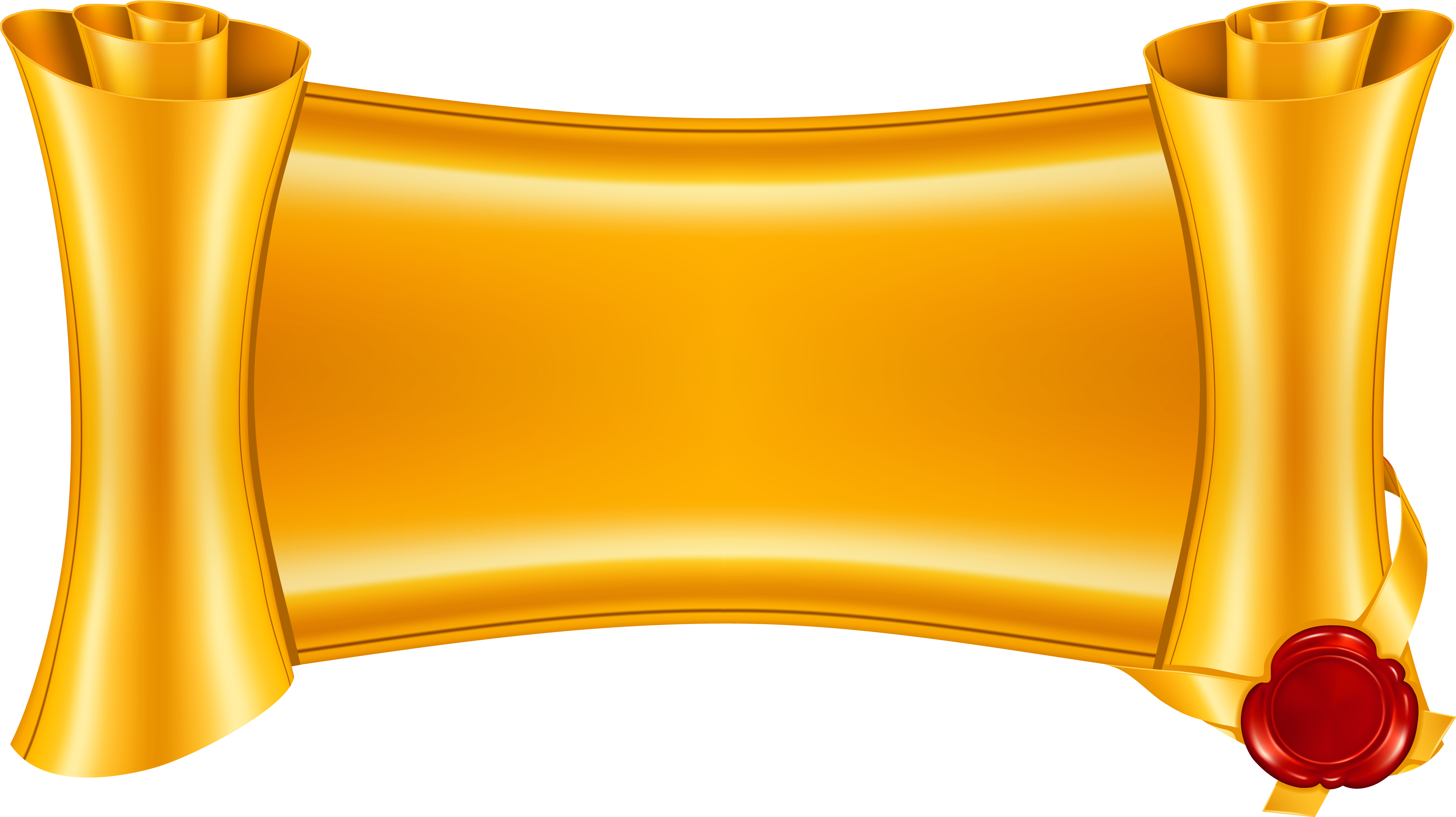 Gold Banner Png 5000 X 2806