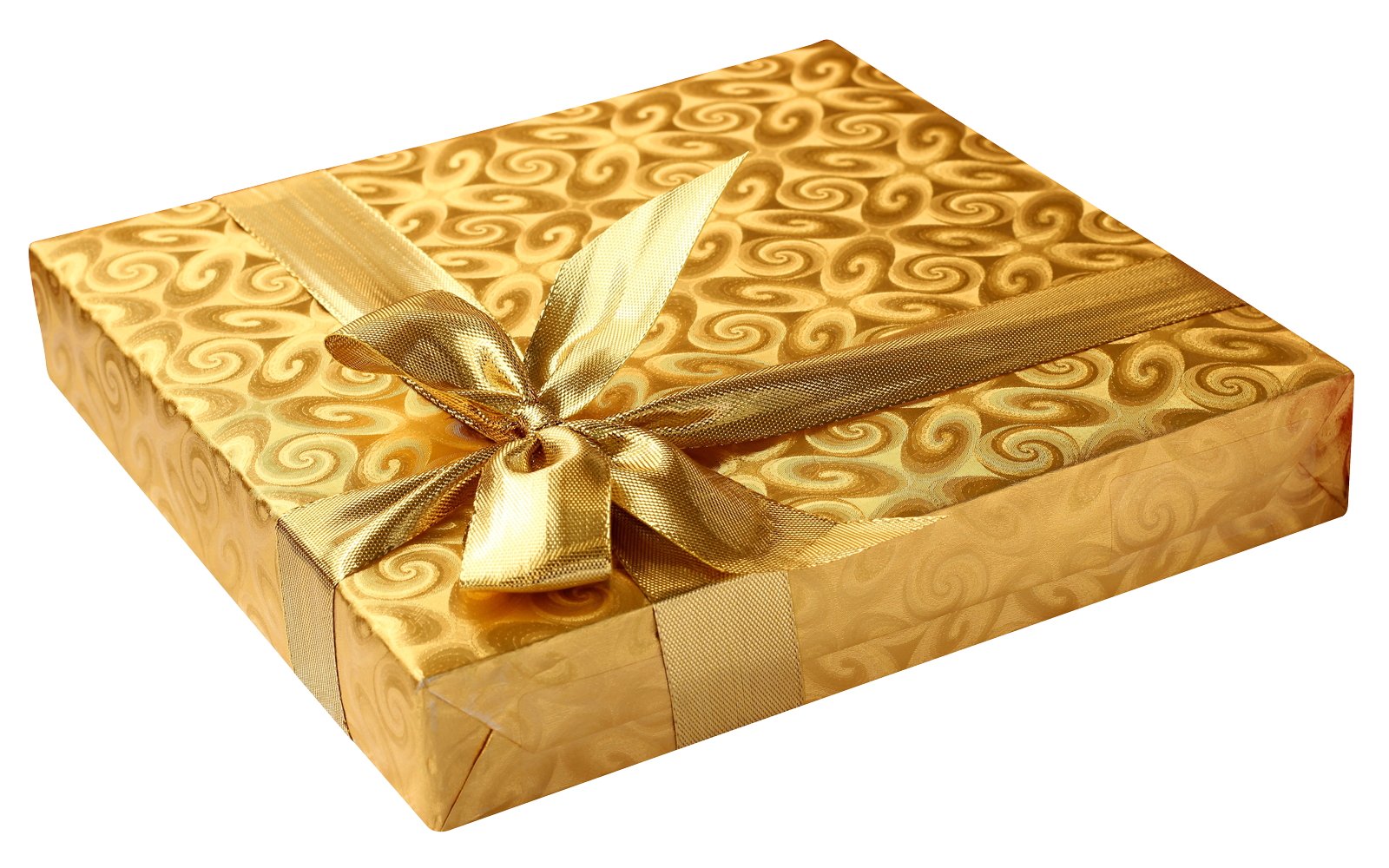 Gold Birthday Gift Box