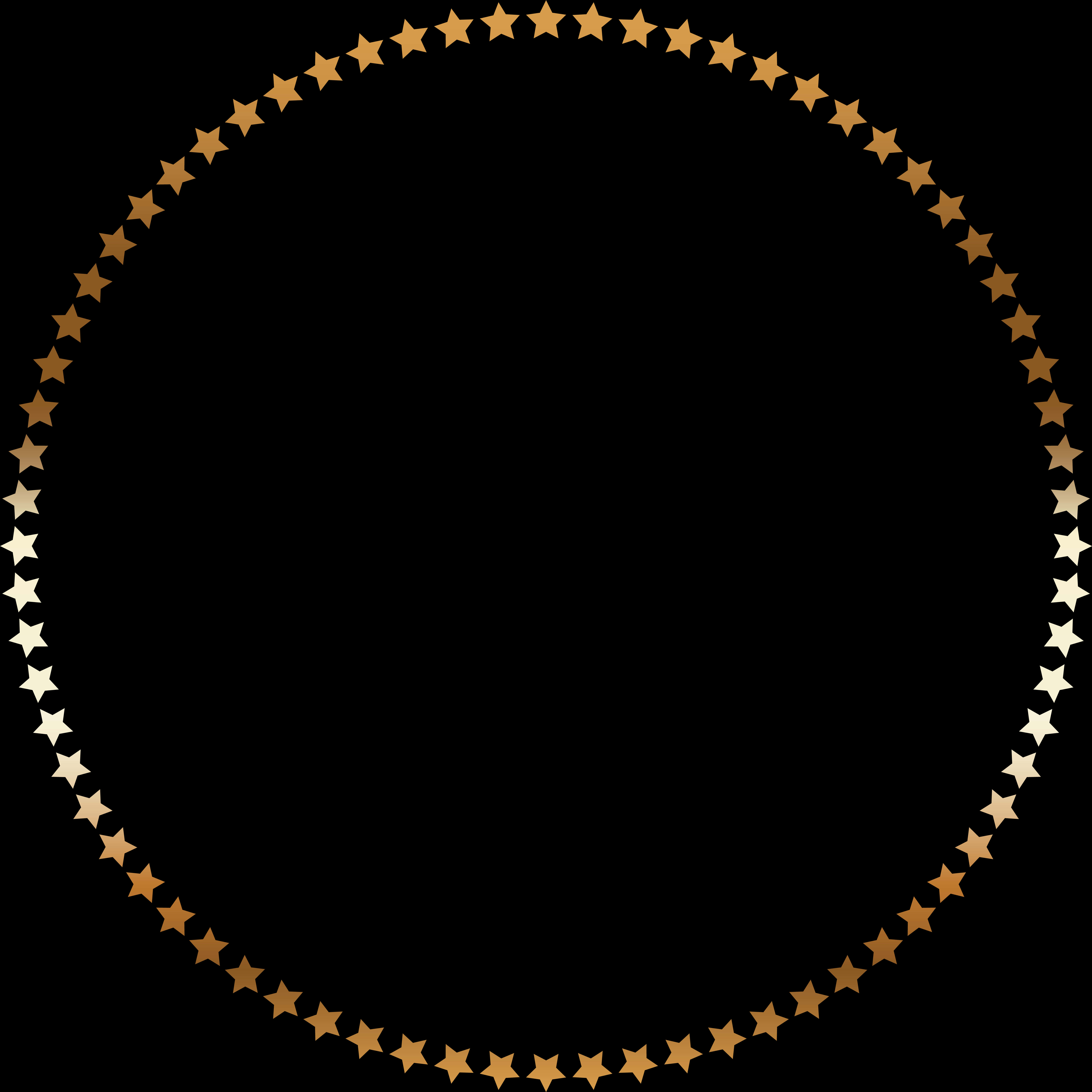 A Circle Of Gold Stars