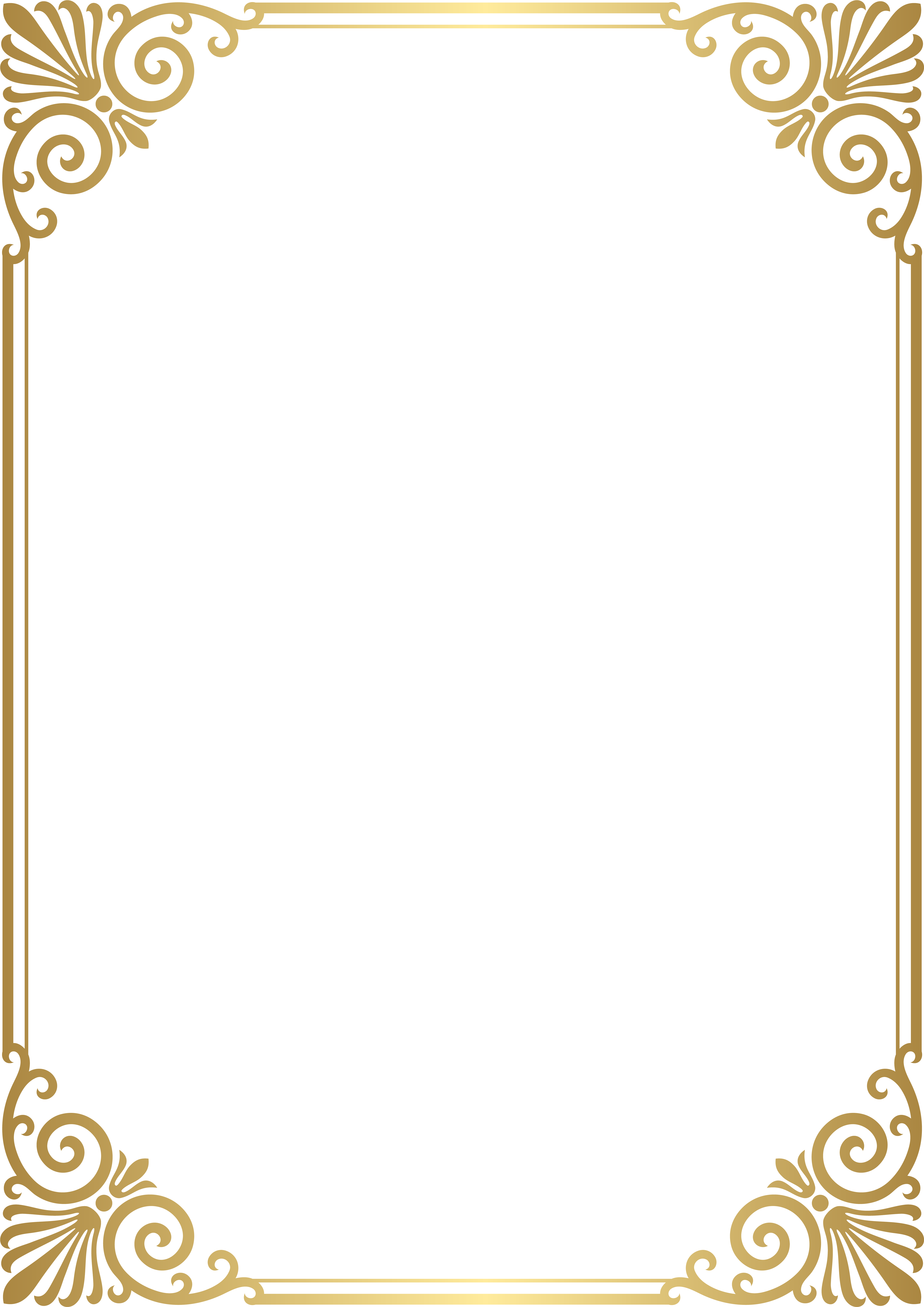 Download A Black Background With Gold Border [100% Free] - FastPNG