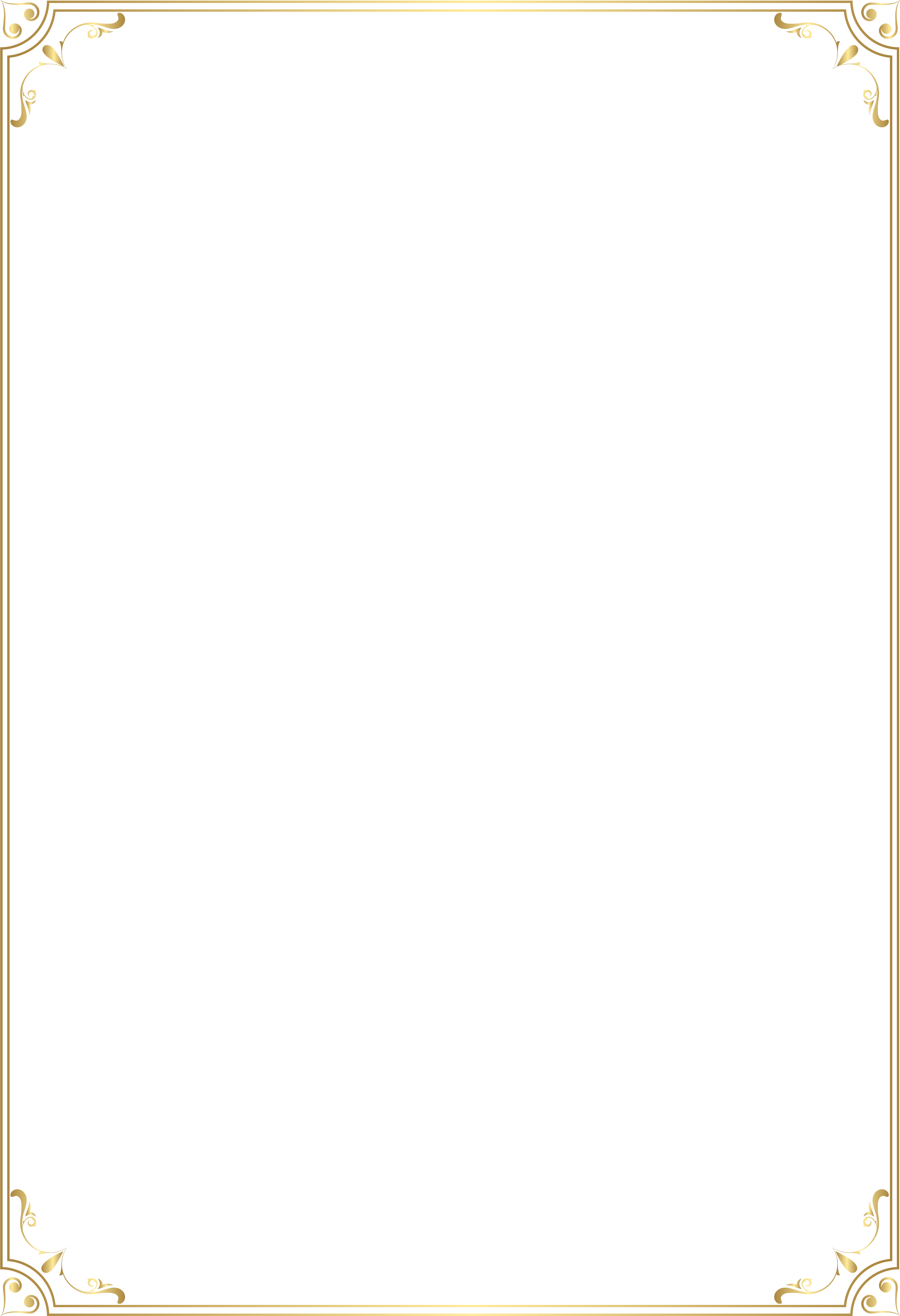 A Black Background With Gold Border