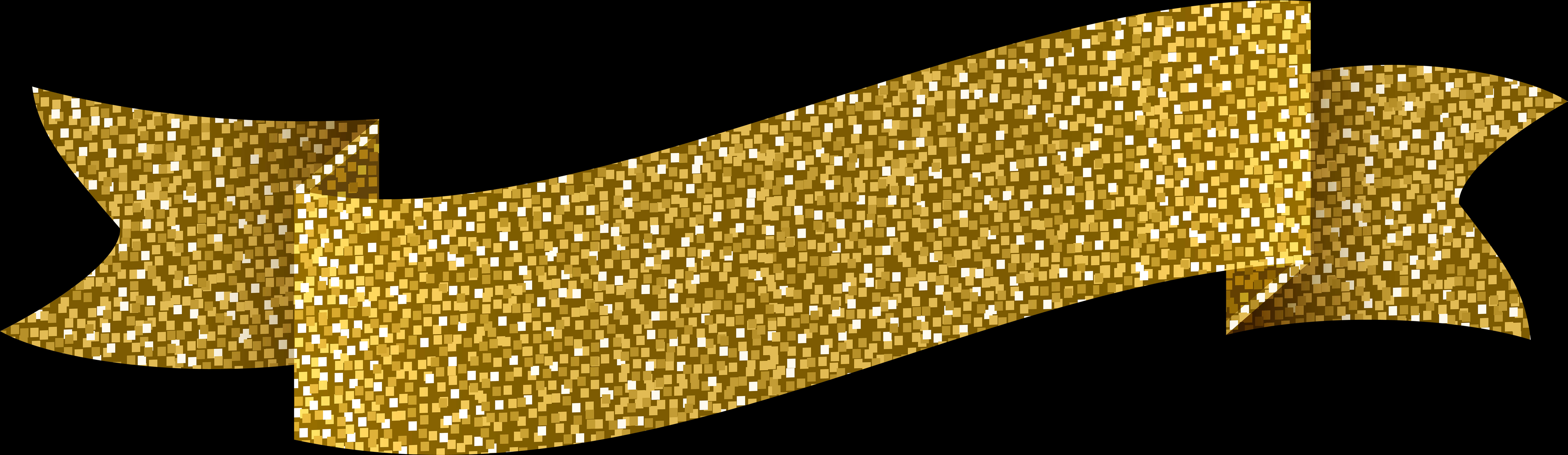 Gold Glitter Banner