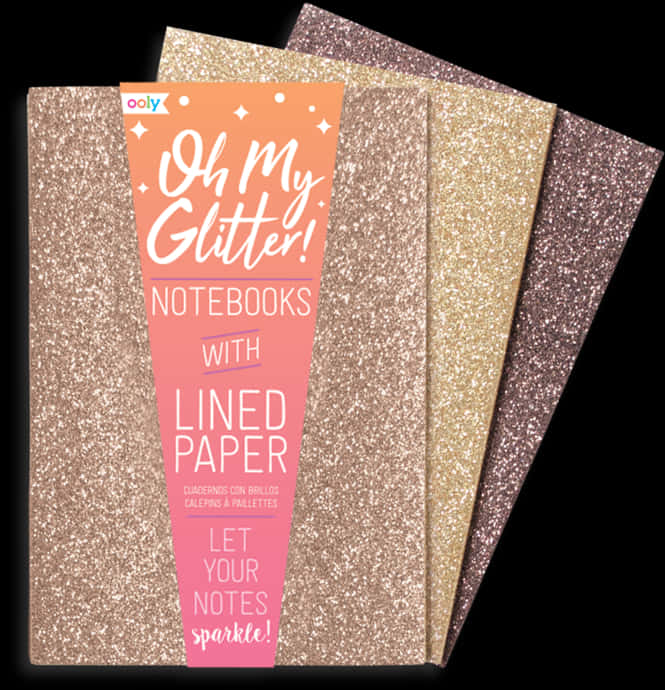 A Group Of Glitter Papers