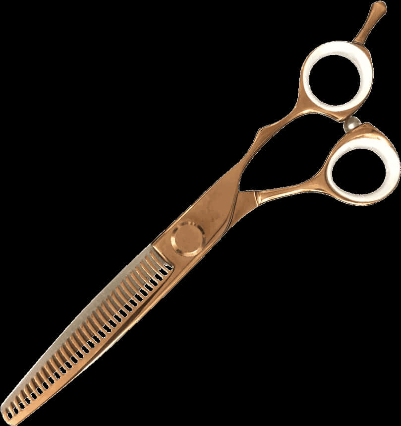 Gold Left-handed Thinning Scissors