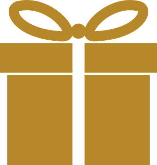 A Black And Gold Gift Box