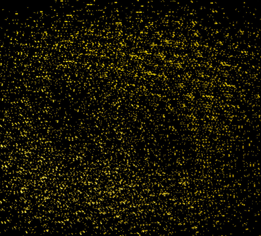 A Yellow Dots On A Black Background