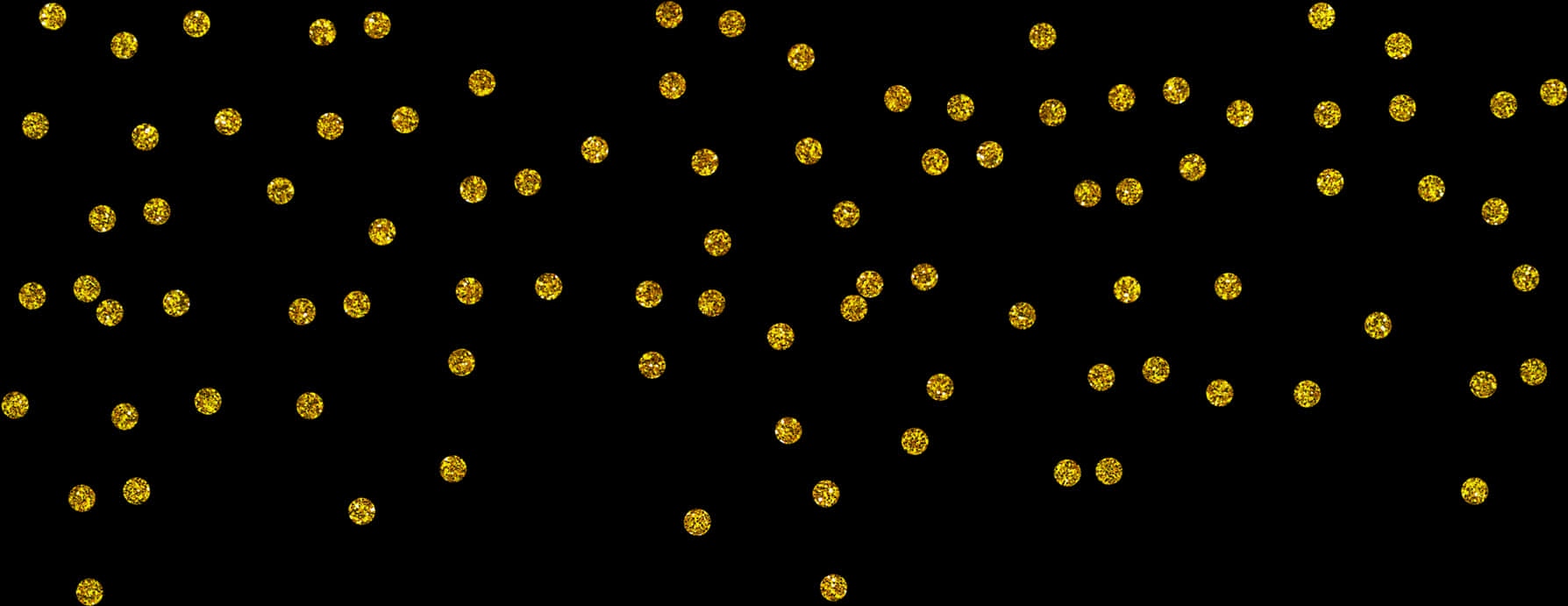 A Group Of Gold Dots