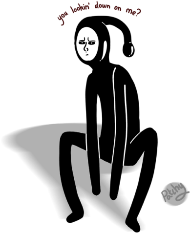 A Cartoon Of A Person In A Mask