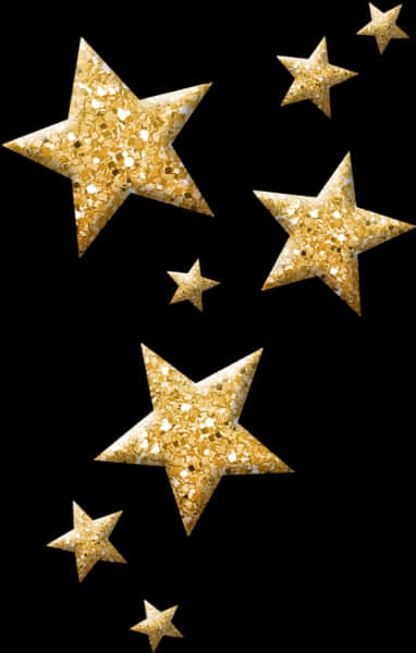 A Group Of Gold Stars