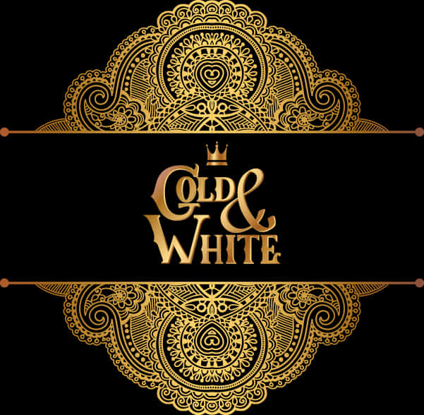 A Gold And Black Background With Text