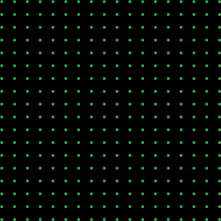 A Black Background With Green Dots