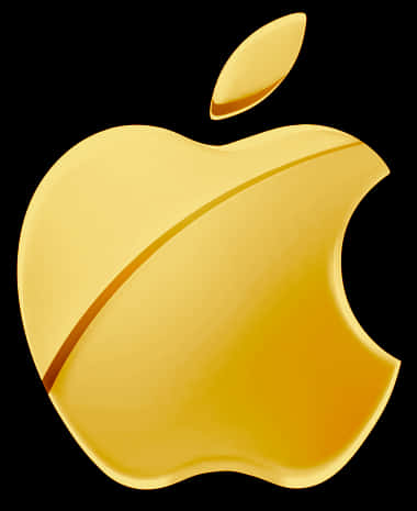 Golden Yellow Apple Logo