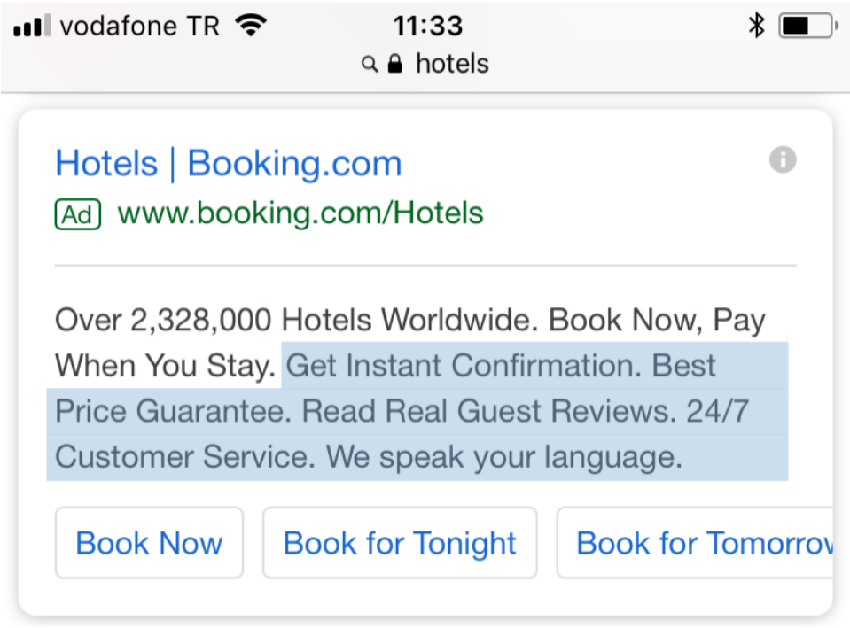 A Screenshot Of A Hotel Search