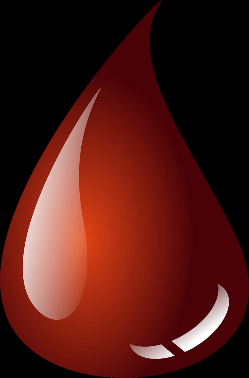 A Close-up Of A Drop Of Blood