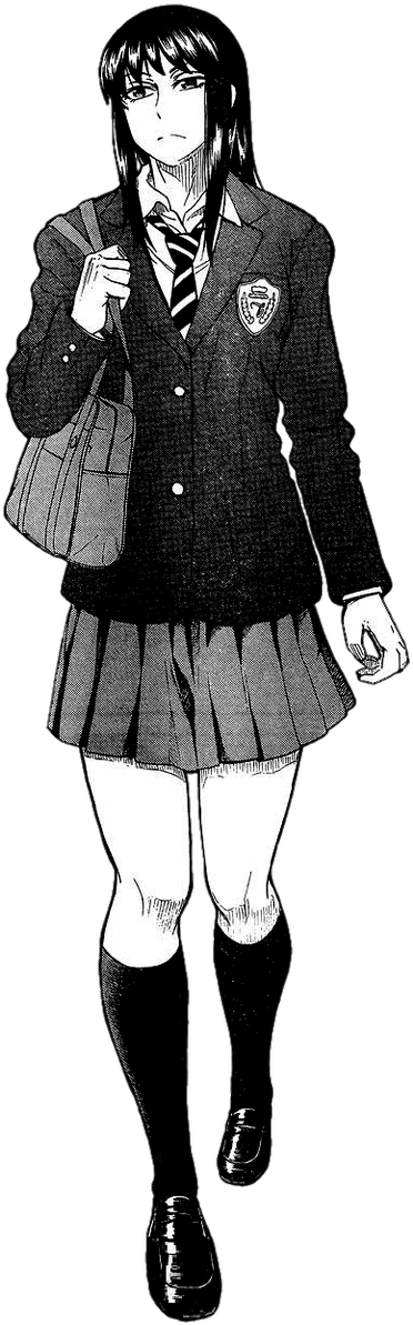 A Cartoon Of A Girl In A Skirt And A Jacket