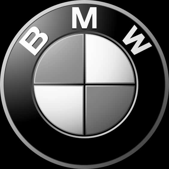 Gradient 3d Bmw Logo Monochrome