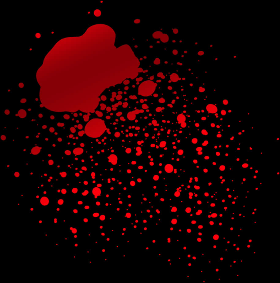Gradient Blood Splatter