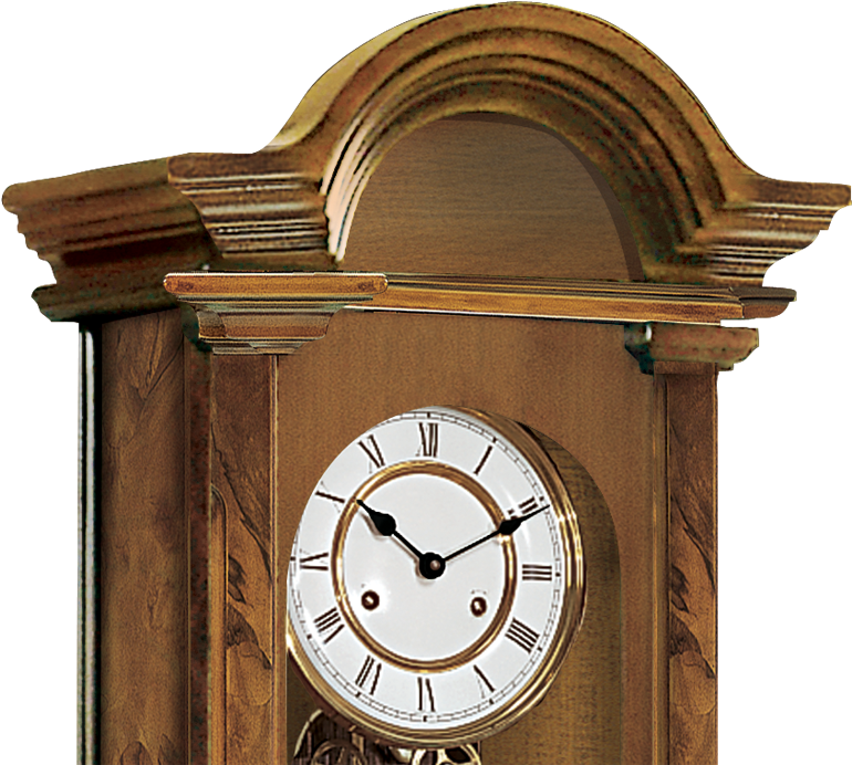 A Clock With A White Face