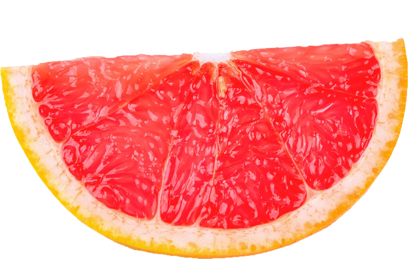 A Slice Of A Grapefruit