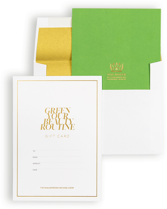 A Gift Card With A Green Envelope