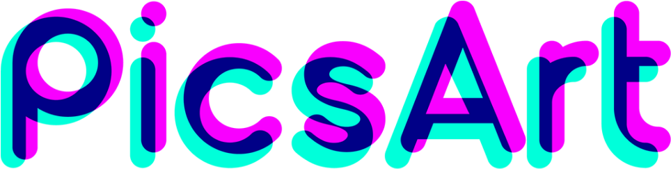 A Colorful Letters On A Black Background