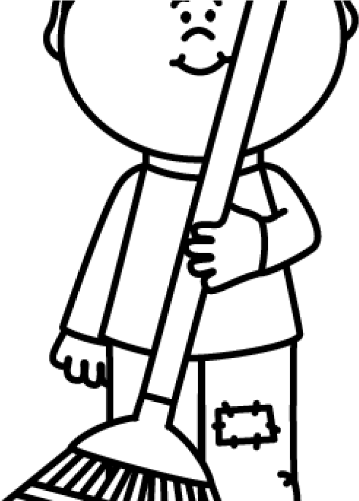 A Cartoon Of A Person Holding A Large Shovel