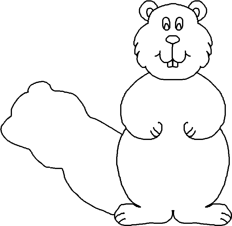 A White Cartoon Animal With Black Background