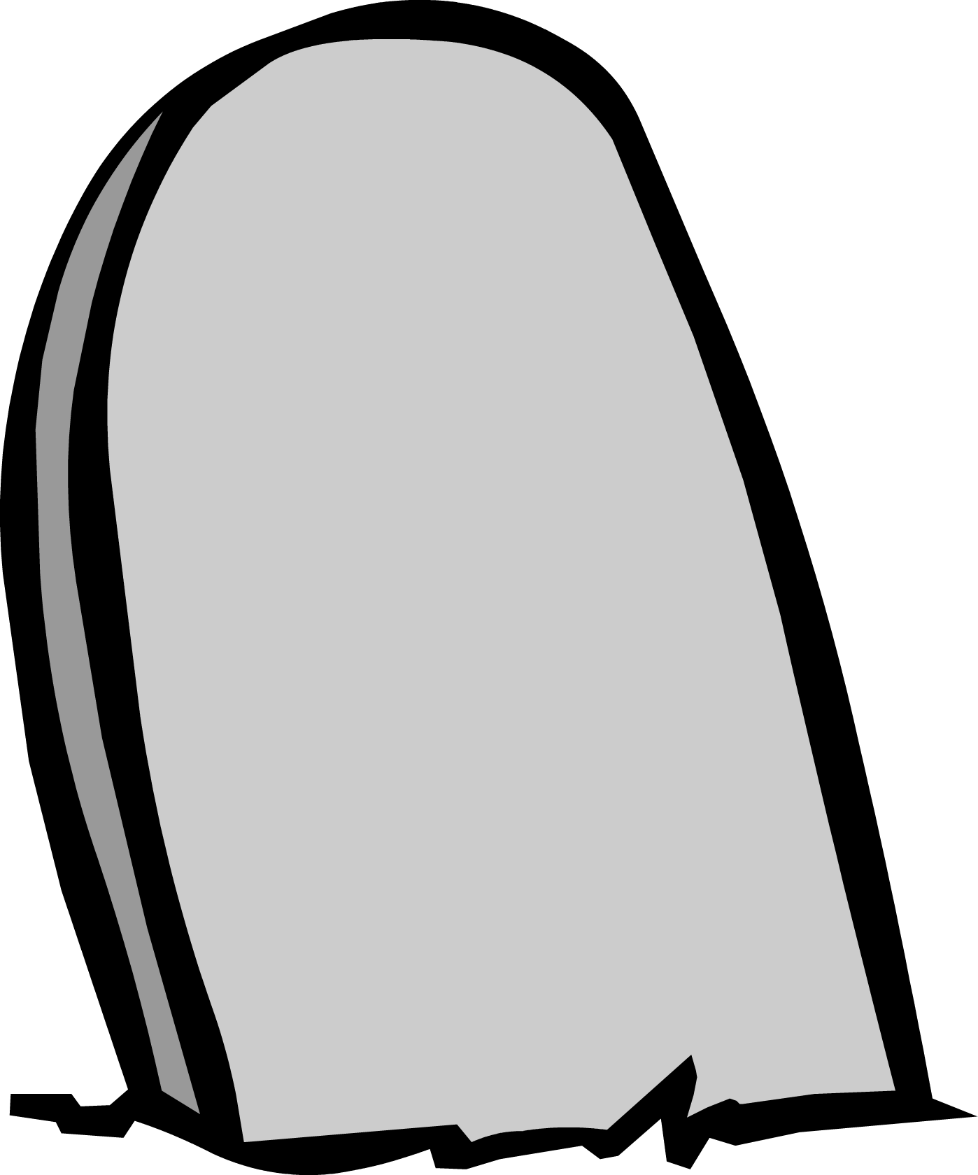 A Grey Object With A Black Background