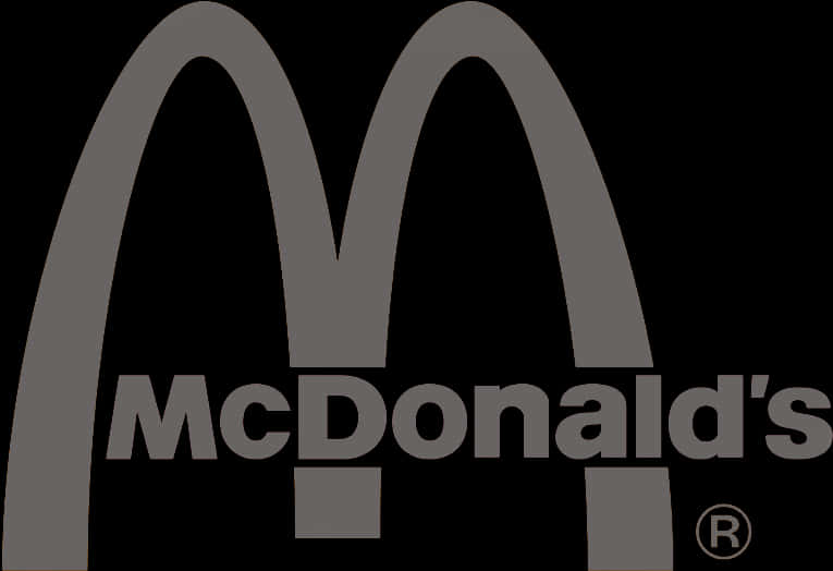 Gray Mcdonalds Logo